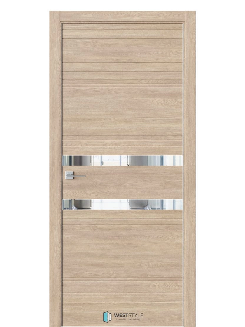 Межкомнатная дверь WestStyle Industrial IN13 ДО Зеркало Брандо