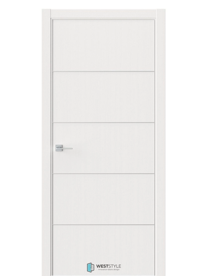 Межкомнатная дверь WestStyle Industrial IN27 ДГ  Белое дерево